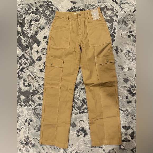 MADEWELL The Curvy Garment-Dyed '90s Straight Cargo Pant NWT - Picture 7 of 13